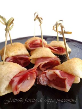 FRITTELLE FARCITE DI COPPA PIACENTINA