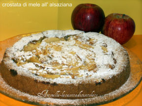 crostata di mele all' alsaziana