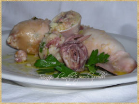 Totani ripieni con cous cous e zenzero