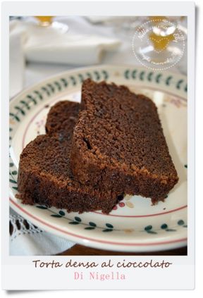 Torta densa al cioccolato di Nigella per... un felice compleanno