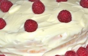 Bimby, Torta al Cioccolato Bianco e Lamponi