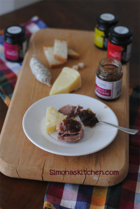 Antipasto con Bollito e Confetture all'Aceto Balsamico - A Tuscany Appetizer with 'Bollito' and Fruit Sauces