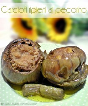 Carciofi ripieni al pecorino