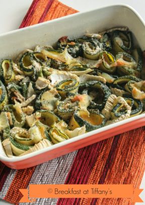 Involtini di zucchine con scamorza e finocchio / Baked zucchini rolls with scamorza and fennel