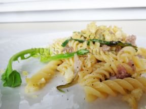 Pasta con le puntarelle