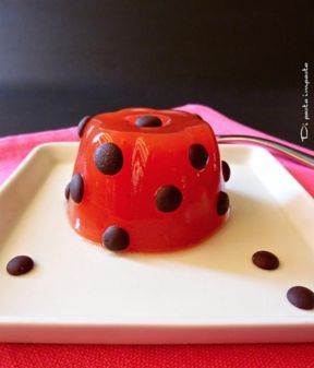 Gelo di melone (gelatina di anguria) con agar agar