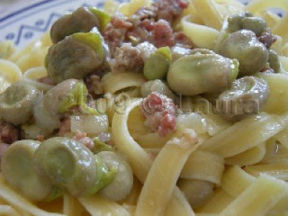 Linguine con le fave
