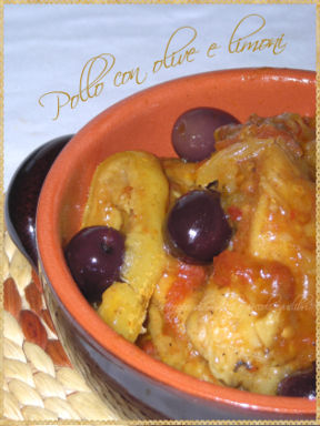 Pollo con olive e limoni