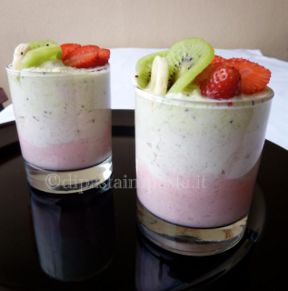 Mousse di frutta mista in verrine