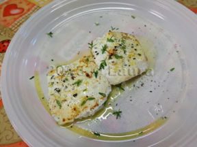 Ricotta alla piastra con timo e sale nero