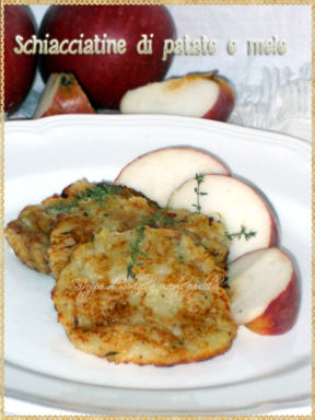 Schiacciatine di patate e mele