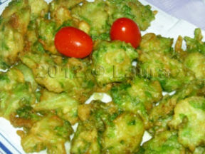 Frittelle di foglie di lattuga