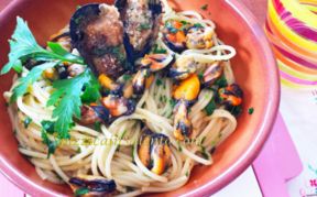 Spaghetti con le Cozze in Bianco
