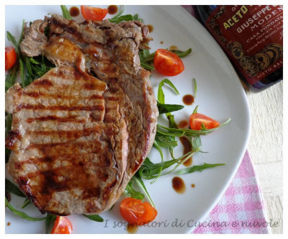 RICETTA CONTROFILETTO DI VITELLO AL BALSAMICO SU LETTO DI RUCOLA