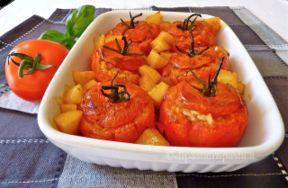 Pomodori con il riso alla romana