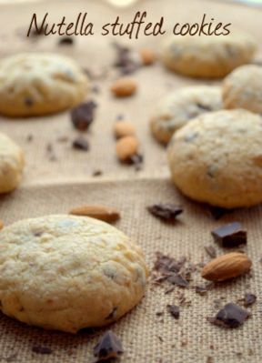 Nutella stuffed cookies