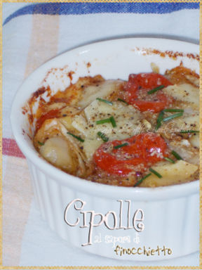 Cipolle al sapore di finocchietto