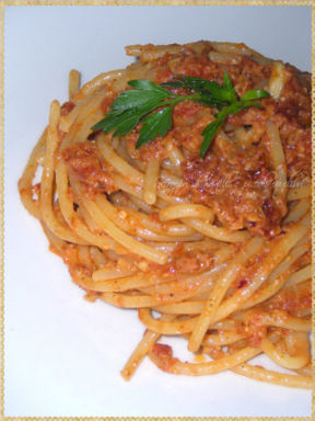 Vermicelli con pesto di pomodori secchi
