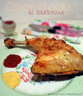 Cosce di pollo al barbecue