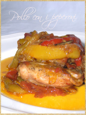 Pollo con i peperoni... per Ferragosto!