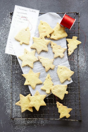 Biscotti di frolla per l'albero di Natale / Pasta frolla Xmas tree cookies