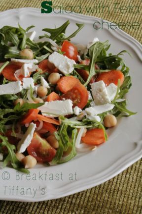 Salad with feta cheese