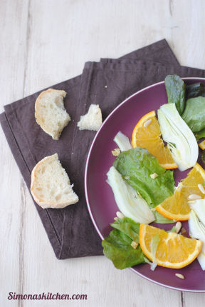 Insalata d'Inverno con Arancia, Finocchio e Pinoli - Winter Salad with Orange, Fennel and Pinoli