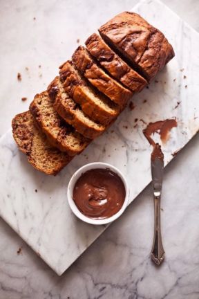 Plum-cake nutella e banana / Banana Nutella plum-cake