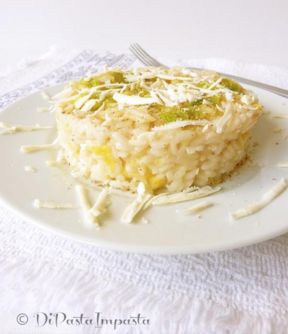 Risotto con verza e ricotta salata