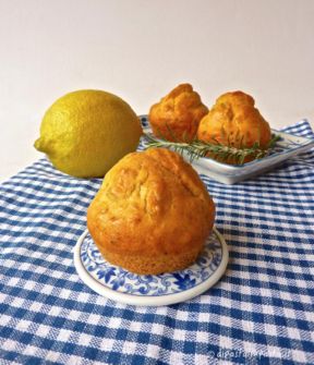 Muffins al rosmarino e limone