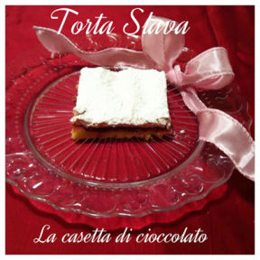 Torta Slava con marmellata di mirtilli rossi