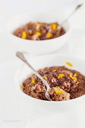 il porridge - speciale [avena, cioccolato, arancia]