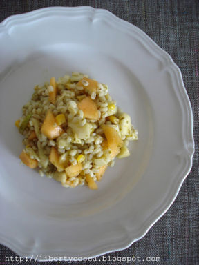 Insalata di orzo perlato super fresca / Super fresh salad with pearl barley