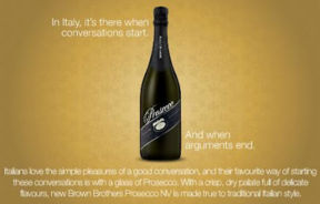 Evvai col Prosecco australiano fedelmente in stile italiano!