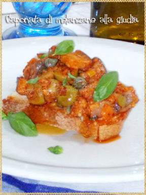 Caponata di melanzane alla giudia