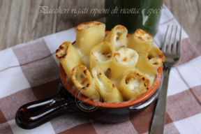 RICETTA PACCHERI RIPIENI DI RICOTTA E SPECK