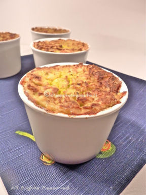 Sformatini di broccolo romano e patate