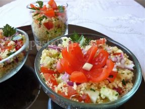 Insalata di cous-cous gazpacho