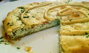 La "pizza" di ricotta
