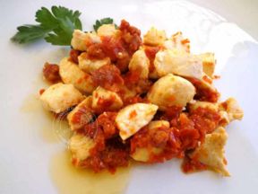 BOCCONCINI DI POLLO CON I POMODORI SECCHI
