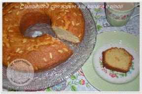 Ciambellone con yogurt alla banana per "I dolci del cuore" di Imma