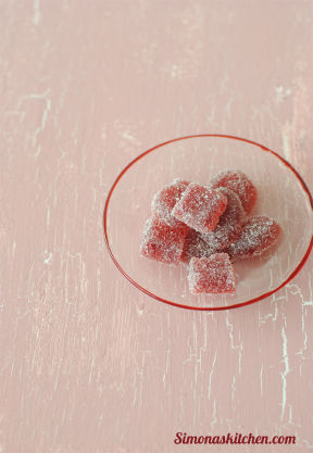 Gelatine al Filtro d'Amore (Melagrana&Rhum) - Love Jellies (Pomegranate and Rhum)