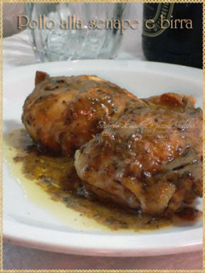 Pollo alla senape e birra