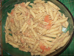 SEDANINI CON CREMA DI CANNELLINI E SALMONE AFFUMICATO