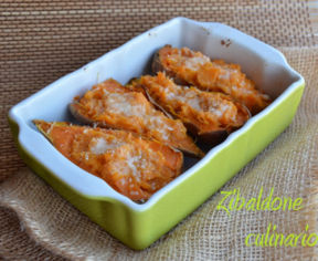 Coconut kau kau - Patate dolci farcite