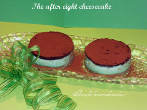 The after eight cheesecake