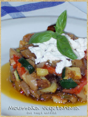 Moussaka vegetariana dei tempi antichi