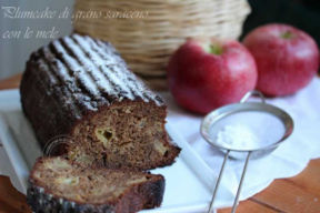 RICETTA PLUMCAKE DI GRANO SARACENO CON LE MELE