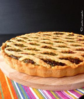 Crostata salata con ricotta e spinaci