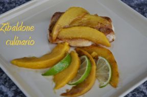 Nasello al mango e lime